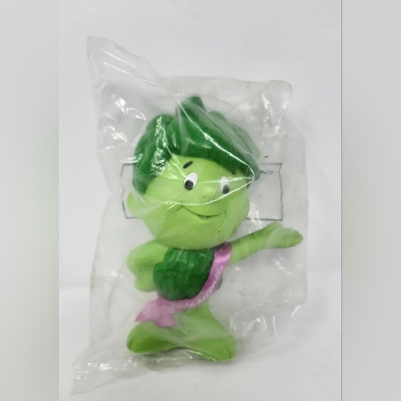 Vintage Green Giant Vegetables 1999 Sprout Pasta Accents Ribbon Plastic Toy - Picture 2 of 7